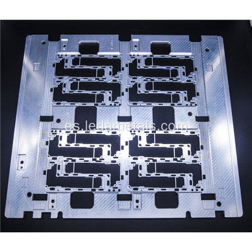 Procesamiento CNC de la placa de soporte de acero